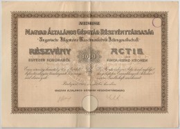 Budapest 1923. 'Magyar Általános Gépgyár Részvénytársaság'... - Non Classificati