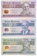 2012. 500K + 1000K + 2000K + 5000K + 10.000K + 20.000K  'Balatoni Korona', Helyi Pénz, Mindegyik... - Unclassified