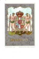 ** T2 Danemark, Denmark; Coat Of Arms, Kunstverlag Paul Kohl No. 34. Art Nouveau Litho - Non Classés
