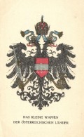 ** T2 Das Kleine Wappen Der Österreichischen Länder; Offizielle Karte Für Rotes Kreuz Nr. 284 /... - Non Classificati