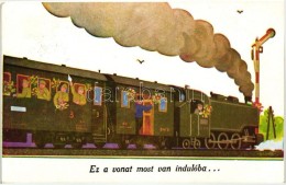 T3 Ez A Vonat Most Van Indulóban / WWII Hungarian Military, Train (fa) - Non Classés