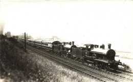 ** T2 Two LNWR Jubilee Class 4-4-0 Locomotives, One Of Them Is The No. 1937 'Superb', Photo - Unclassified