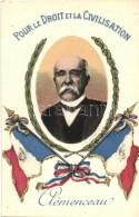 ** T1 Pour Le Droit Et La Civilisation; Georges Clémenceau, Flags; Lévy Fils Et Cie. - Non Classés