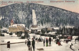 * T2/T3 Semmering, Grand Hotel Erzherzog Johann, Sledding. Winter Sport   (Rb) - Non Classés