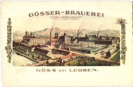 * T2 Gösser-Brauerei Actien Gesellschaft Vormals Max Kober. Göss Bei Leoben / Gösser Brewery... - Sin Clasificación