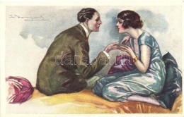 ** T1/T2 Italian Art Deco Postcard CDM 621-4 S: Bompard - Unclassified