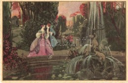 T2 Baroque Couple, Italian Art Postcard, Ballerini & Fratini 282 S: Ezio Anichini - Sin Clasificación