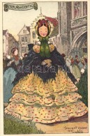 ** T2/T3 Retour De L'Office / Lady, Humorous Art Postcard, Litho S: George P. De Laet (fl) - Sin Clasificación