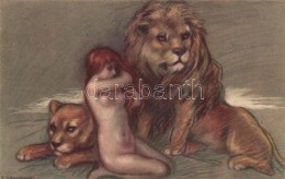 ** T1/T2 Gently Erotic Italian Art Postcard S: Adelina Zandrino - Ohne Zuordnung