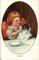 T2/T3 'Mahlzeit!' / 'Dinnertime!', Child With Dachshund Dog (EK) - Unclassified