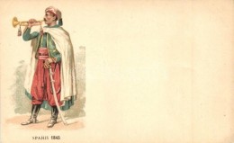 ** T2 Spahis 1845 / Algerian Spahi In French Army, Litho - Sin Clasificación