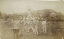 ** T2 Cca. 1910 Magyar Honvéd Iskolai Akrobata Gyakorlat  / Hungarian Military School, Acrobatic Exercise,... - Unclassified