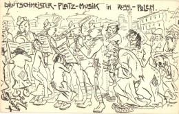 T2/T3 Deutschmeister-Platz-Musik In Russ. Polen / Anti-semitic Military Humour, Music Band, Judaica S: Rudi Kristen... - Sin Clasificación