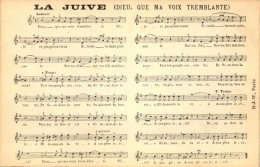 ** T2 La Juive (Dieu, Que Ma Voix Tremblante) / Opera Sheet Music, Judaica - Non Classés