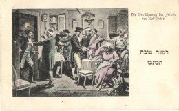 T2/T3 Die Versöhnung Der Feinde Vor Kol-Nidre / The Reconciliation Of The Enemies Before Kol-Nidre. Judaica... - Ohne Zuordnung