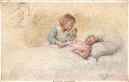 * T3 'Der Kleine Langschläfer' Wohlgemuth & Lissner, 'Geschwisterliebe' No. 1122 / Sleeping Child S: W.... - Non Classés