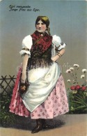 ** T1 Egri Menyecske / Junge Frau Aus Eger / Hungarian Folklore From Eger - Ohne Zuordnung