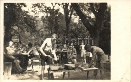T2/T3 Kálóz, Cserkésztábor, Ebéd IdÅ‘ / Hungarian Scout Camp, Cooking, Photo - Non Classificati