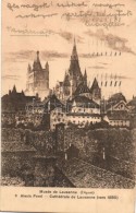 T2/T3 Lausanne, Cathédrale / Cathedral, Etching Style, S: Alexis Forel (EK) - Non Classificati