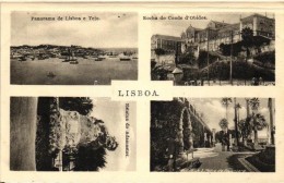 ** T4 Lisbon, Rocha Do Conde D'Obidos, Estatua Do Adamastor, Tejo, Jardin / Statue, Park (cut) - Ohne Zuordnung