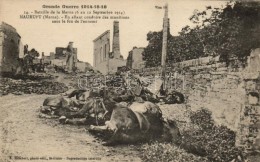 * T1/T2 Maurupt; Bataille De La Marne / War Damaged City - Non Classés