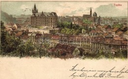 T2/T3 Teplice, Teplitz, Synagogue; Litho - Unclassified