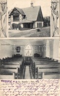 T2/T3 Przesieka, Hain Im Riesengebirge; Evangelische Kapelle / Chapel, Interior, Art Nouveau. Verlag Paul Kriegel - Non Classificati