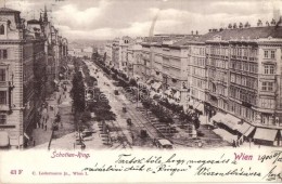 T2/T3 Vienna, Wien I. Schottenring / Street, Trams (EK) - Non Classificati