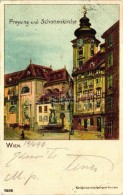 T2 1899 Vienna, Wien, Freyung Und Schottenkirche; Karl Stückers Kunstanstalt / Church, Litho S: Rosenberger - Non Classés