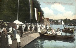 T3/T4 Pörtschach Am Wörthersee, Strandleben Im Etablissement Werzer (wet Damage) - Non Classés