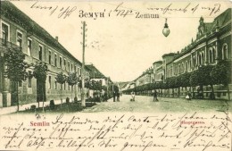 T2 Zimony, Zemun, Semlin; Hauptgasse, Verlag Milan Grabovacka / Main Street - Non Classificati