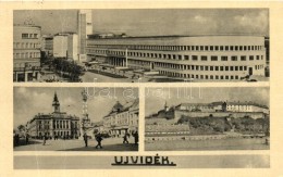 T3 Újvidék, Novi Sad; A Volt Báni Hivatal Palotája, Vár, Városháza... - Unclassified