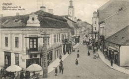 T2/T3 Ungvár, Uzhhorod; Nagyhíd és Rákóczi Utca / Streets (EK) - Ohne Zuordnung