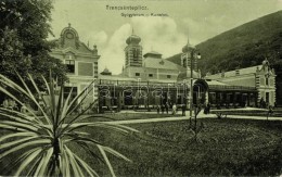 T2 Trencsénteplic, Trencianske Teplice; Gyógyterem. Wertheim Zsigmond Kiadása / Kursalon / Spa - Unclassified