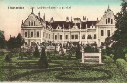 ** T2/T3 TÅ‘keterebes, Trebisov; Gróf Andrássy Kastély A Parkkal / Castle With Park (fl) - Sin Clasificación