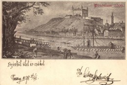 T2 1898 Pozsony, Pressbrug, Bratislava; Posonium 1709. - Ohne Zuordnung