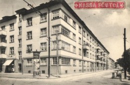 * T2/T3 Kassa, Kosice; FÅ‘ Utca, Kávékereskedés, Motorkerékpár, HirdetÅ‘oszlop /... - Unclassified