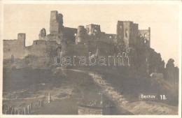 ** T2 Beckó, Beckov; Várrom, Zsidó TemetÅ‘ / Castle Ruins, Jewish Cemetery, Foto Tátra - Sin Clasificación