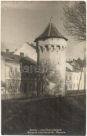 * T2/T3 Nagyszeben, Hermannstadt, Sibiu; Harteneck Utca, Torony / Strada / Gasse / Street With Tower (EK) - Unclassified