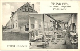 ** T2/T3 Nagyszeben, Hermannstadt, Sibiu; Viktor Hess Erste Siebenb. Waagenfabrik / Fabrica Cumpene / Viktor Hess... - Unclassified
