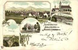 T3 1899 Nagyszeben, Hermannstadt, Sibiu; Michelsberg, Salzburg, Naturwissenschaftliches Museum, Grosser Ring /... - Unclassified
