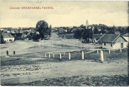 T2/T3 Krasznabéltek, Beltiug; Látkép, Fugel István Kiadása / General View (EK) - Unclassified