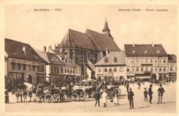 T2/T3 Brassó, Kronstadt, Brasov; Marktplatz, Schwarze Kirche / FÅ‘ Tér, Fekete Templom, Piac,... - Non Classés
