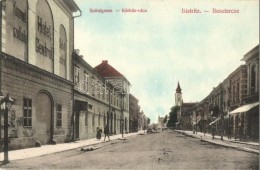 ** T2 Beszterce, Bistritz, Bistrita; Spitalgasse / Kórház Utca, Központi Szálloda. C. W.... - Unclassified