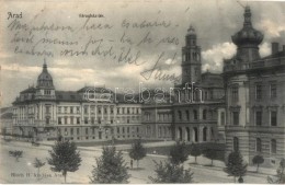 T2 Arad, Városház Tér. Bloch H. Kiadása / Town Hall Square - Unclassified