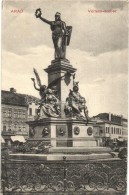 ** T3 Arad, Vértanú Szobor. Kerpel Izsó Kiadása / Statue (Rb) - Unclassified