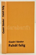 Csoóri Sándor: Faltól Falig. Bp., 1969. MagvetÅ‘. Kiadói Egészvászon... - Otros & Sin Clasificación