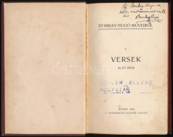 Dombay Hugó: Dombay Hugó MÅ±veibÅ‘l I. Versek. Nyitra, 1904, Nyitramegyei EllenÅ‘r. Kiadói... - Other & Unclassified