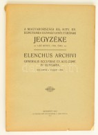 A Magyarországi ág.hitv. Ev. Egyetemes Egyház Levéltárának... - Non Classés