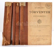 Az 1882, 1884, 1885, 1888. évi Törvények GyÅ±jteménye. Bp., 1908.... - Unclassified